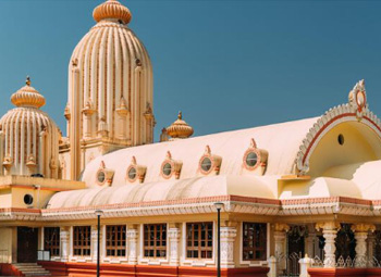 Ganeshpuri Temple architecture with detailed domes
