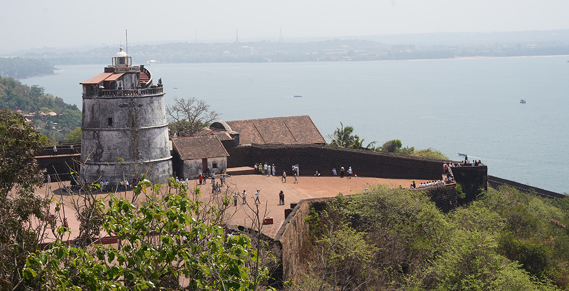 Aguada Lighthouse view overlooking the sea