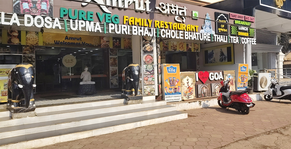 Pure vegetarian family restaurant in Goa