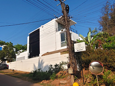 Village street in Assagao, Goa