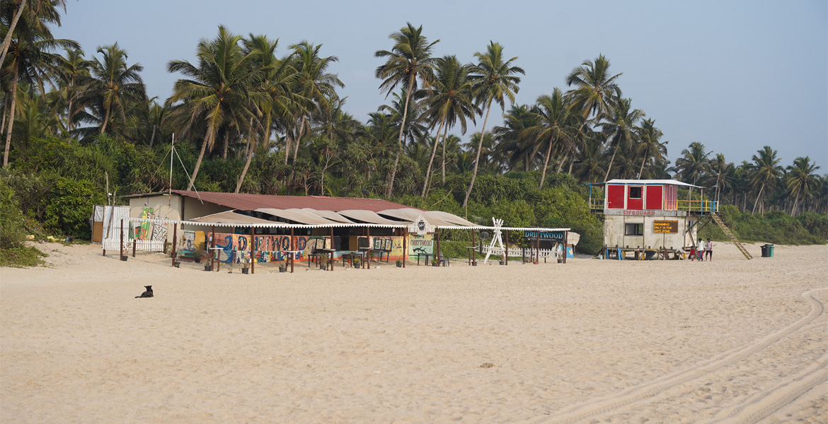 Beach restaurant at Velsao Beach