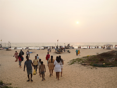 Sunset at Benaulim Beach Goa