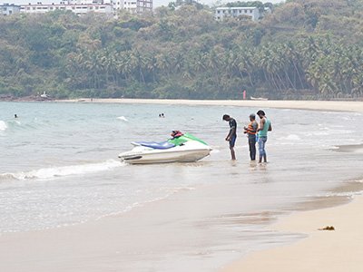 Bogmalo Beach goa jet ski water sports