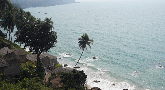 Coastal view from Cabo de Rama Fort Goa