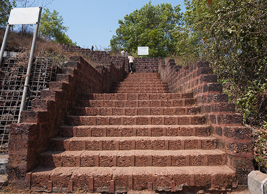 Chapora Fort Steps