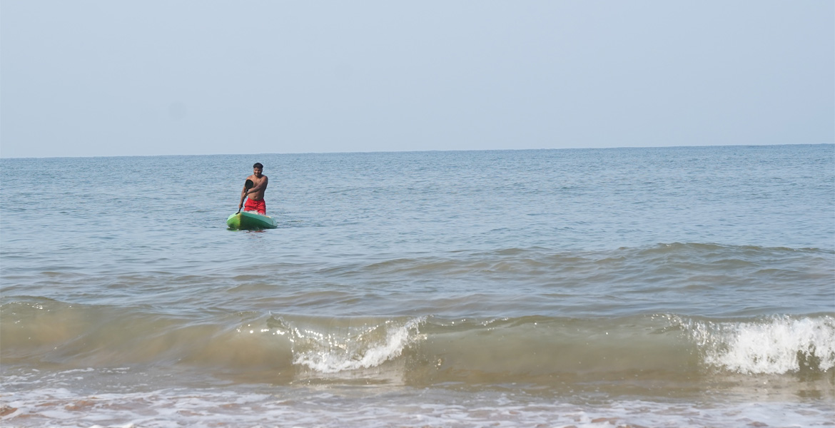 Kayaking at Cola Beach Goa