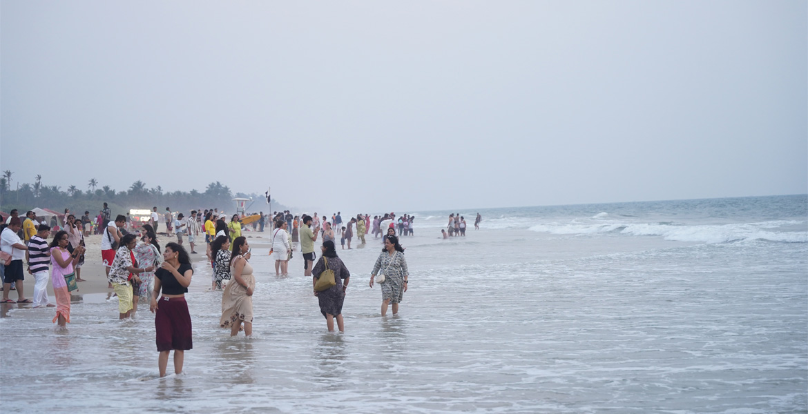 Evening at Colva Beach Goa