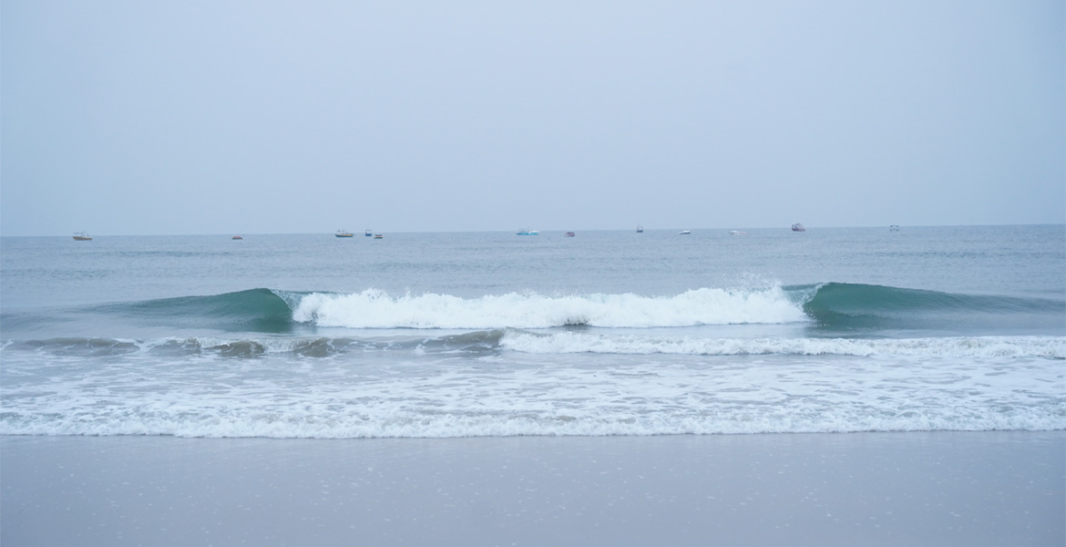 Waves at Colva Beach Goa