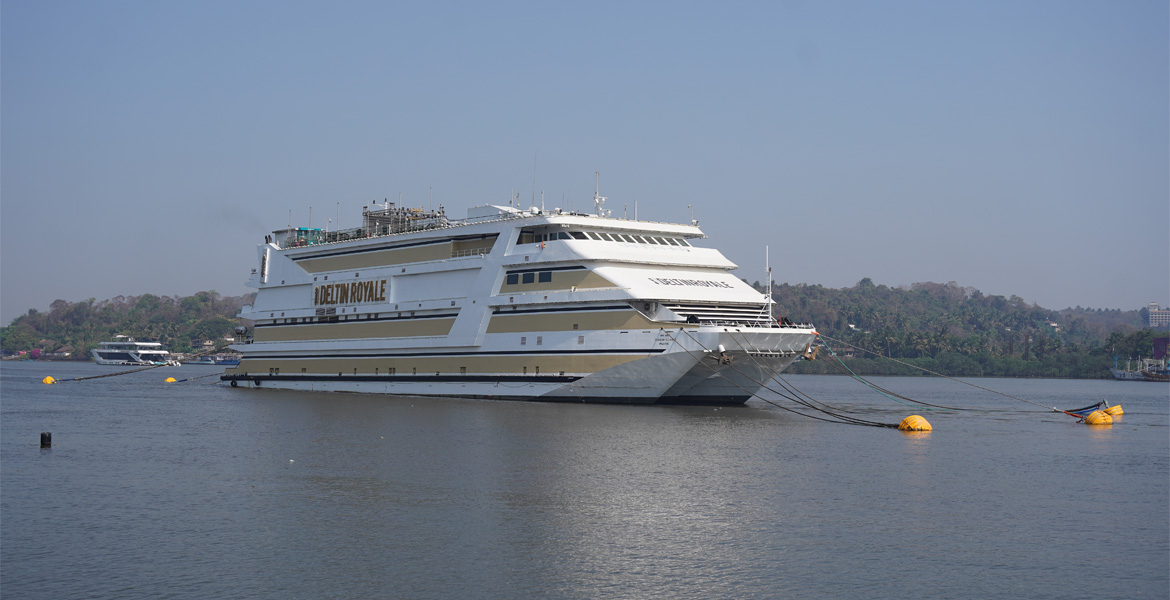 Deltin Royale casino ship in Panaji, Goa