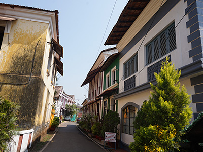 Heritage street in Fontainhas, Panaji, Goa