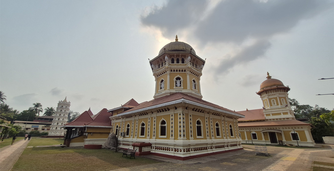 Rear view of Mahalasa Narayani Temple Goa