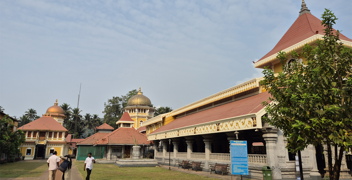 Side view of Mahalasa Narayani Temple Goa