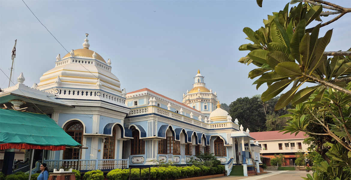 Main shrine of Mangueshi Temple Goa