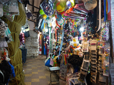 Toy and gift shops at Margao Market Goa