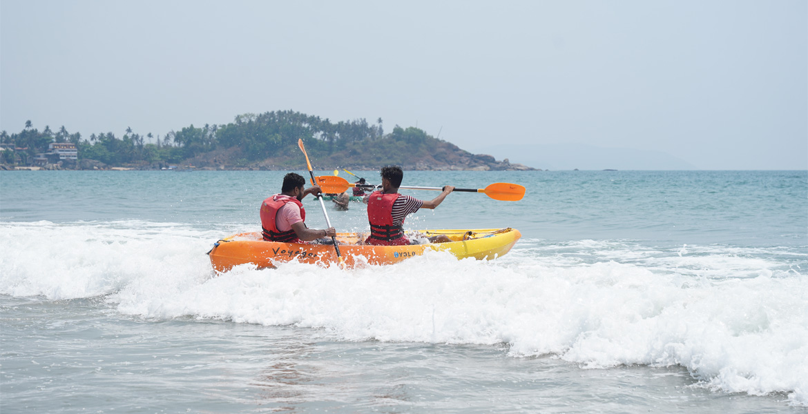 Kayaking at Palolem Beach Goa