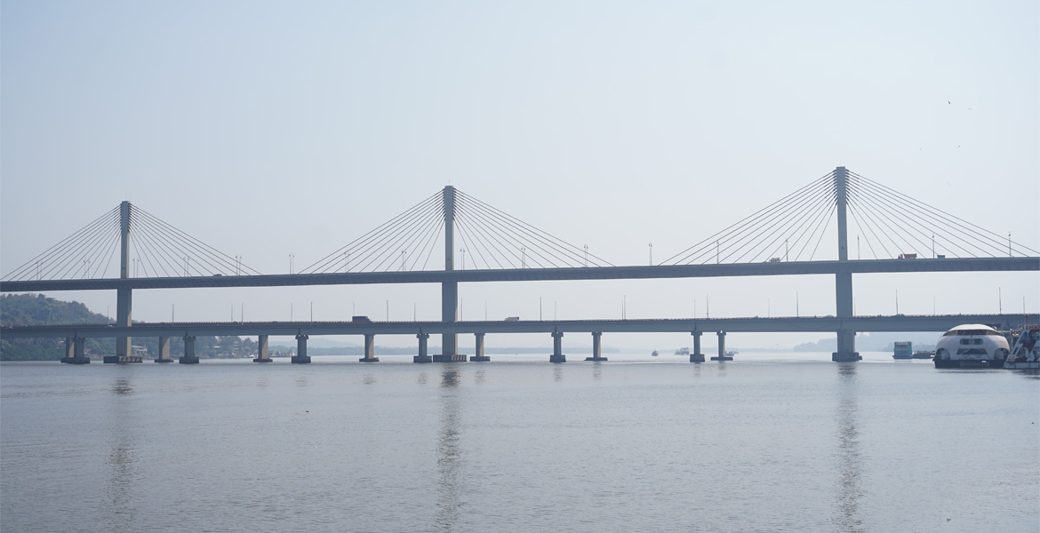 Atal Setu bridge in Panaji, Goa