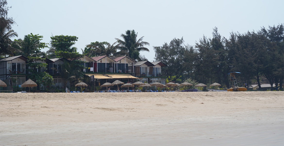 Beachfront stays at Patnem Beach, Goa