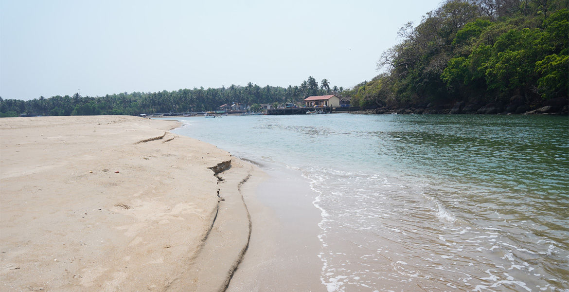 Estuary at Rajbag Beach, Goa