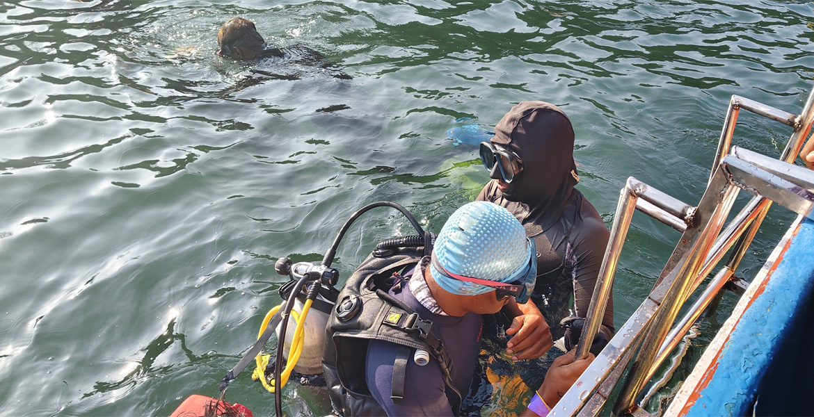 Scuba diving training in Goa