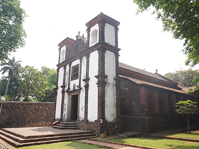 Front view of Se Cathedral Goa