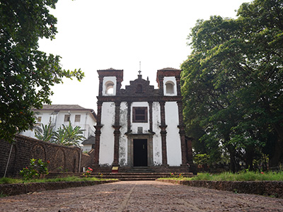 Front view of Se Cathedral, Old Goa