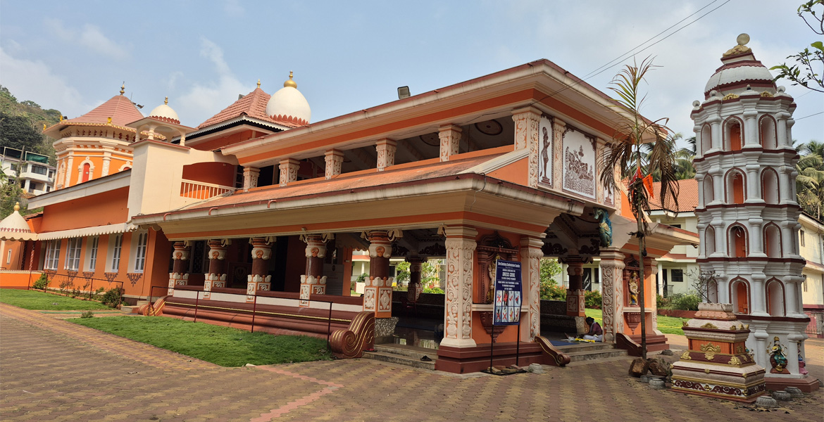 Main building of Shantadurga Temple Goa