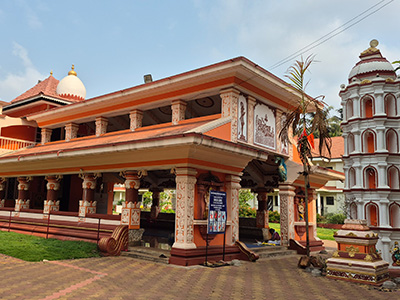Shantadurga Temple entrance in Goa