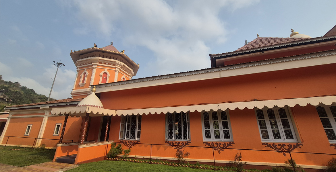Rear side of Shantadurga Temple Goa