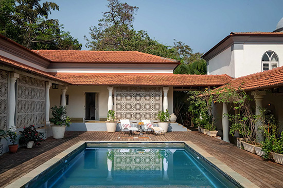 Heritage villa with private swimming pool and courtyard